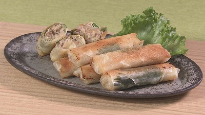 tys テレビ山口 - 20260422 たけのこの肉みそ春巻き