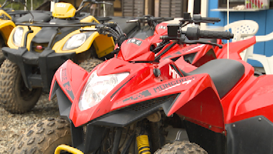 tys テレビ山口 - 20230419益田市で4輪バギー体験